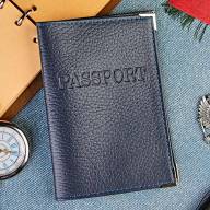 A-060 Обложка на паспорт загран с металл. уголками (нат . кожа) - A-060 Обложка на паспорт загран с металл. уголками (нат . кожа)